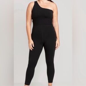 Old Navy Active 3x Single Strap Black Jumpsuit
